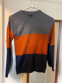 Street Rules Kids/Teen Knit Sweater, Color-Block Crew Neck, Size 14/16   Street Rules Color-Block Crew Neck Knit Sweater   Label Size: 14/16 (large ki
