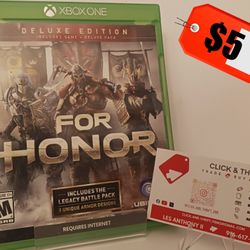 Xbox One For Honor Deluxe Edition Video Game 