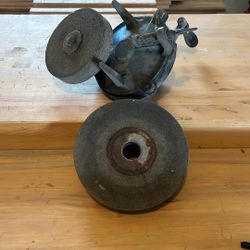 Hand-crank Bench Grinder