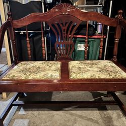 Vintage Cherry Bench 