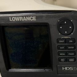 Lowrance HD 5 Lake Insight Chart plotter And Depth Finder