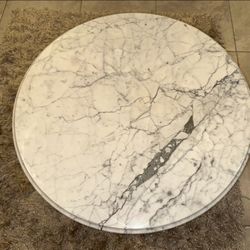 Marble Top Coffee Table  & 2 End Tables