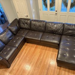 Leather Sectional