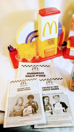 Mcdonald's French Fries Maker Happy Meal Magic Vintage McDonalds