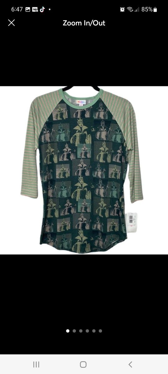 Lularoe RANDY DISNEY EVIL QUEEN SHIRT NEW IN SIZE MEDIUM ✨️ 