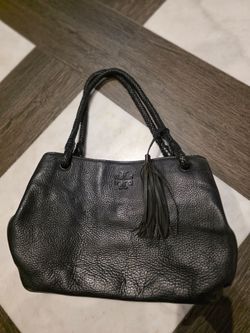 Tory Burch Black Leather Shoulder Bag