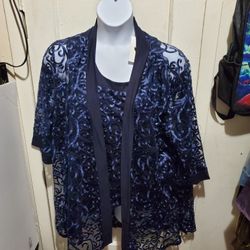 2psc Set Women Cardigan Size 3X
