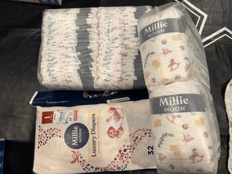 Millie Moon Luxury Diapers Size 1 Bundle