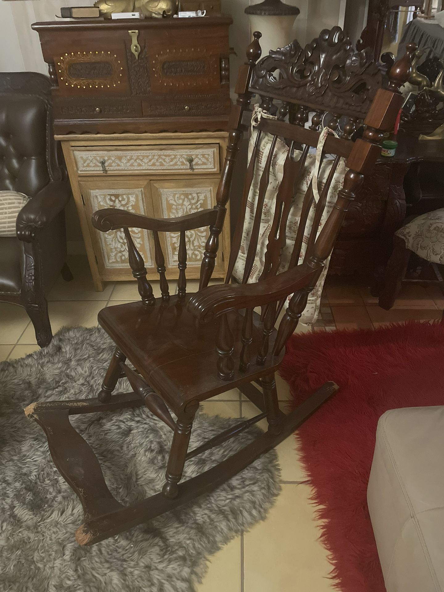 Colonial Style RocKing Chair From Indonesia