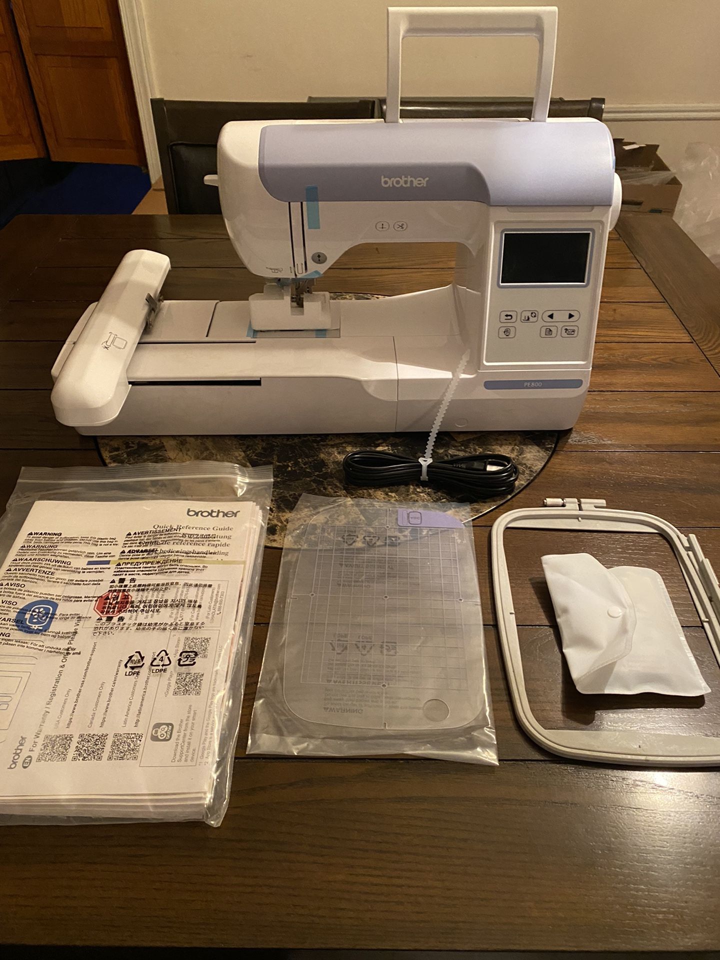 Brother PE800 Embroidery Machine