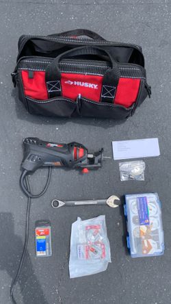 RotoZip 5.5 Amp Corded Rotary Cut-Out Tool Kit with ALL Accessories and Husky Bag Carry Case