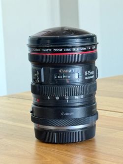 Canon fisheye lens 8-15mm