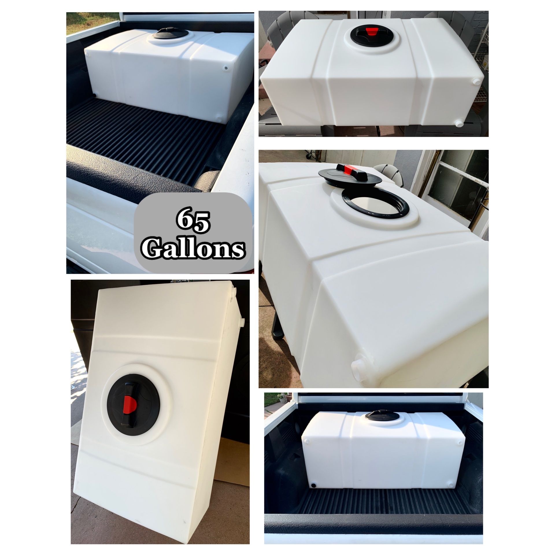 NEW...Car Detail Water Tank (Low Profile) 65GALLON 🛻