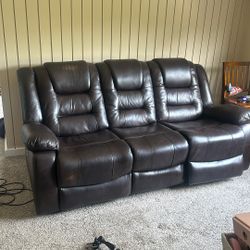 Brown Lazy boy Couch