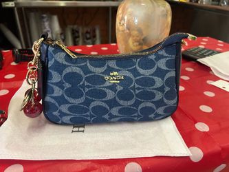 Denim Coach bag