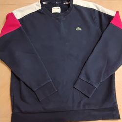 Mens Lacoste Pullover Sweatshirt Size 5 (Large)