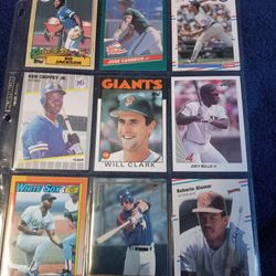 9 Rookie Baseball Cards 
