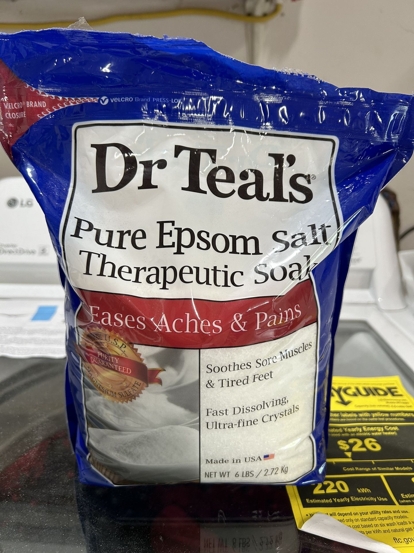 Dr. Teal’s Pure Epsom Salt — 6 Lbs