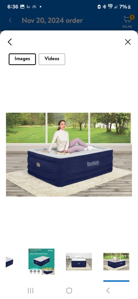 New In Box Easy Inflatable Bed