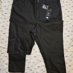 Women's Black Viscose Pants