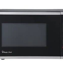 18.6 in W, 0.9 cu. ft. Countertop Microwave, in Stainless Steel with 900-Watt Cooking Power