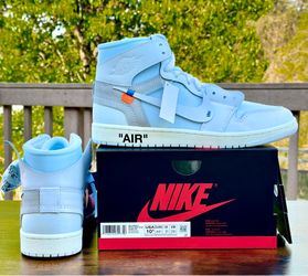 Air Jordan 1 off white Virgil Alaska Size 10.5 100% Authentic