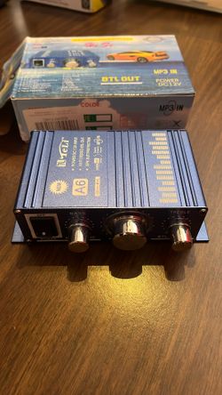 A6 BTL out 12V car stereo audio amplifier hi fi mp3 in