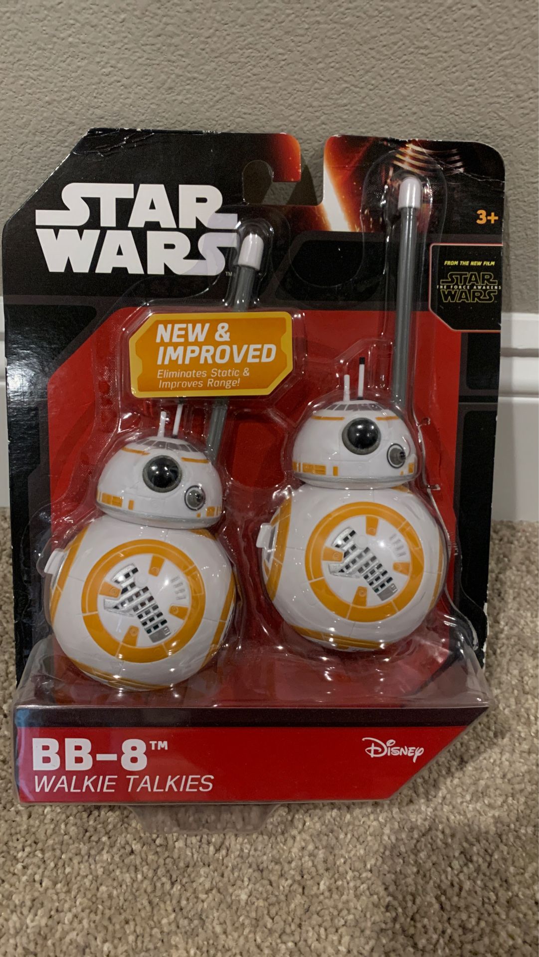 BB-8 walkie talkie brand new in box