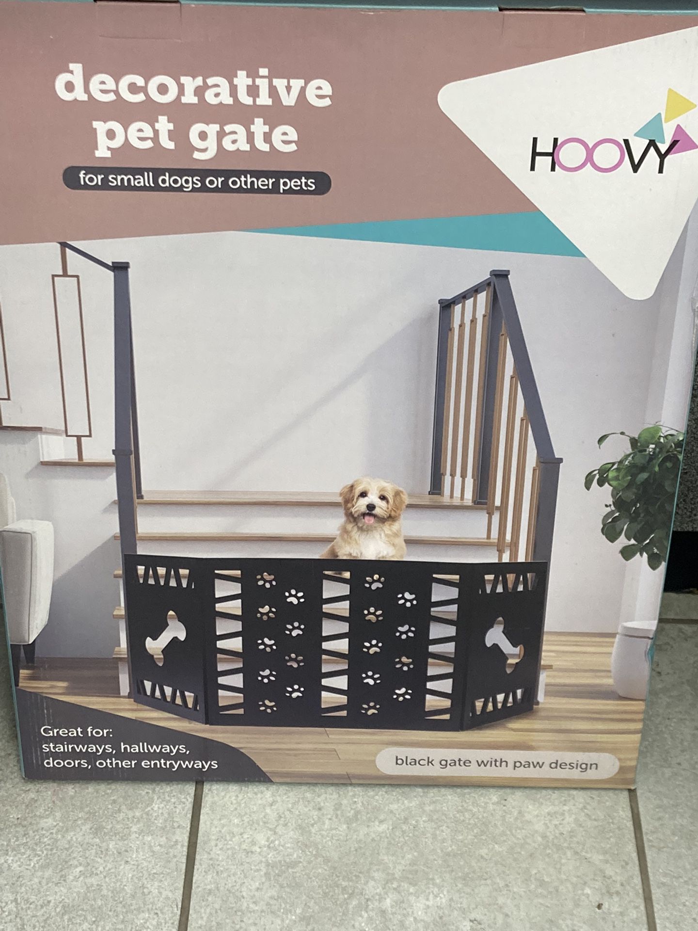 Decorative Pet Gate - 47” Wide Read Description For Details 