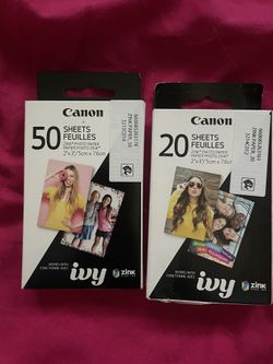 50 Zink Ink Photo Film https://offerup.com/redirect/?o=UGFwZXIuTkVX 5 Packs Of 10. (canon Ivy Printer)