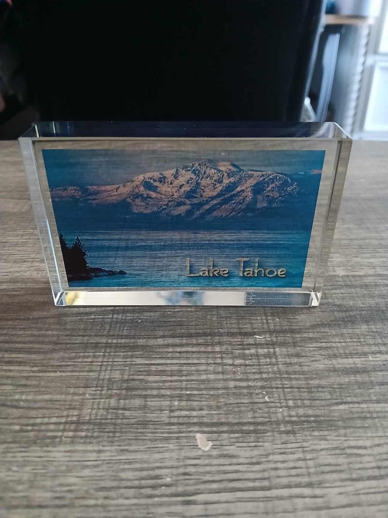 Acrylic 3d Lake Tahoe Frame