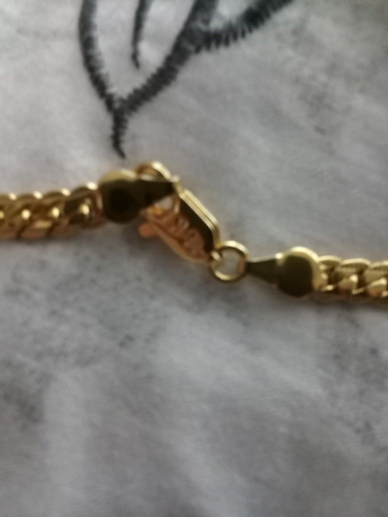 Gold 18k Stamped 24in Chain