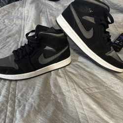 2019 Air Jordan 1 Mid SE Nylon 'Black Grey'