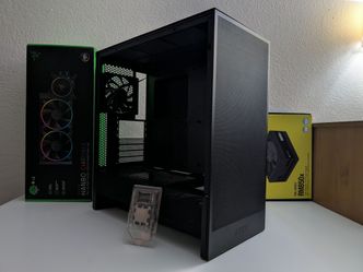 High End PC Parts Bundle (Ryzen 9 9950X, Corsair RM850X, RAZER Hanbo Chroma RGB AIO, NZXT H5 Flow)