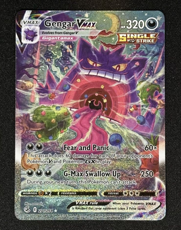 Pokémon Gengar VMAX (Alternate Art Secret) Fusion Strike