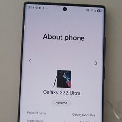 AT&T SAMSUNG GALAXY S22 Ultra 128gb ($265