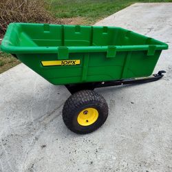 John Deere Pull Behind Dump Cart Utility Trailer