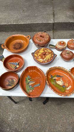 Handcrafted Mexican tableware