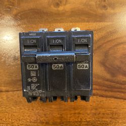 GE 3 Phase 50A Breaker
