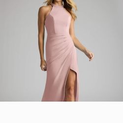 Azazie Mauve Maxi Dress