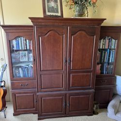 Wood Entertainment Center