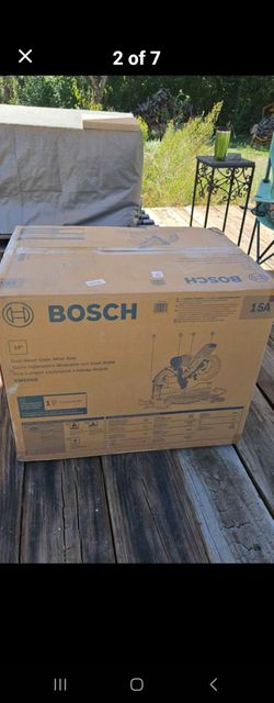 Bosch corded electric 15amp 10" dual-bevel glide miter saw