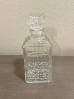 Vintage glass decanter