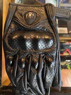 Leather new motorcycle gloves $50