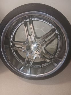 Giovanna Chrome Wheel with Tire