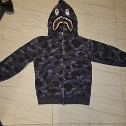 BAPE Color Camo Shark Full Zip Hoodie
Blue