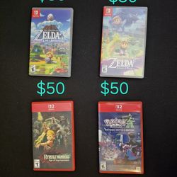 Nintendo Switch Games - Like New - Pokemon Legends ZA - Zelda Echoes Of Wisdom - Link's Awakening - Hyrule Warriors Age Of Imprisonment