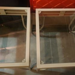 Glass End Tables 