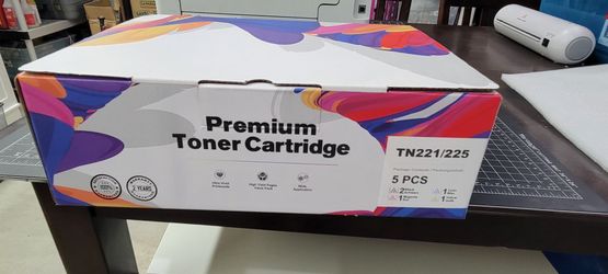 UNBEATABLE DEAL! NEW Premium Toner Cartridge Set (5 pcs) PLUS COLOR PRINTER... $150!!!