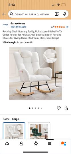 Beige Rocking Chair for Nusery